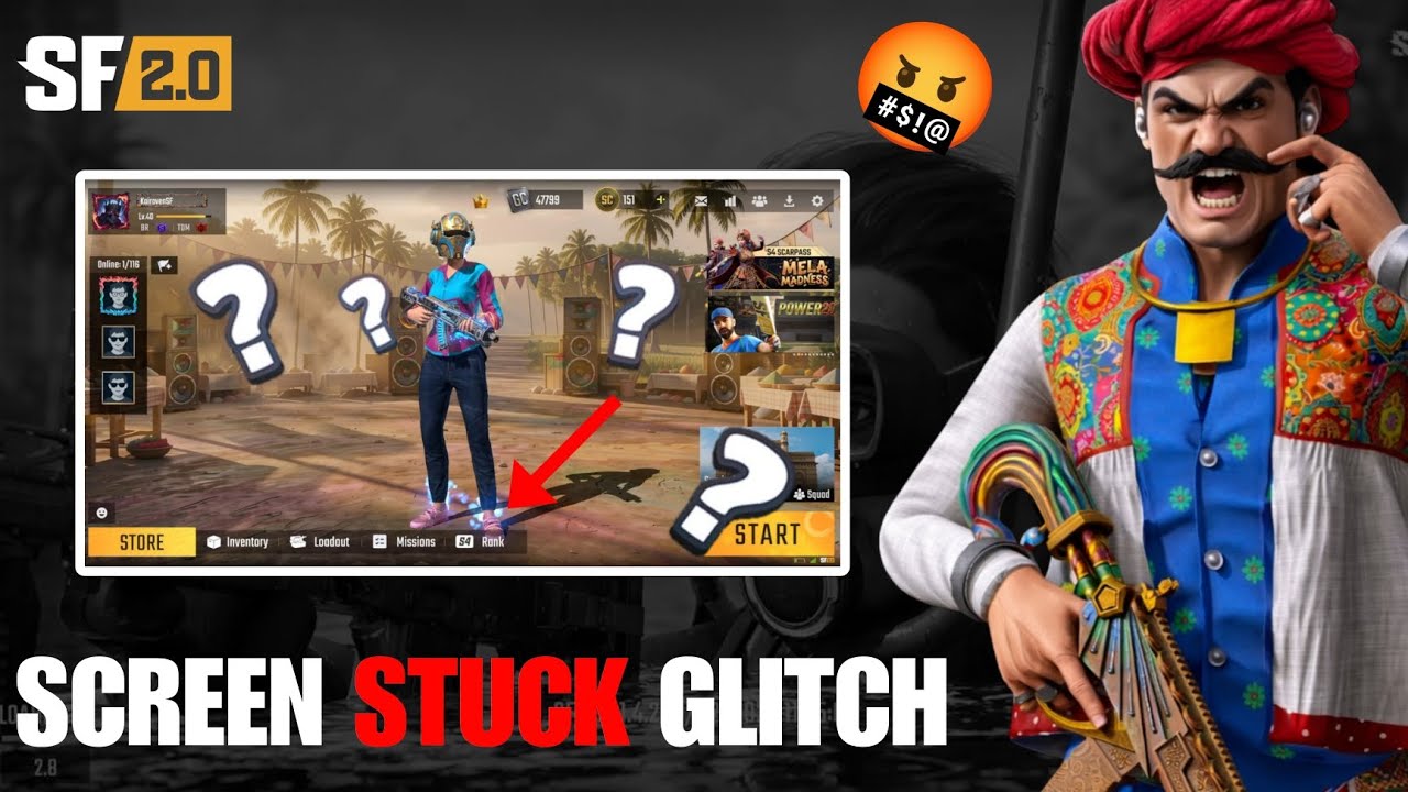 ScarFall New Screen Stuck Glitch 😡 | Game Freeze Problem After Update @ScarFall2.0 