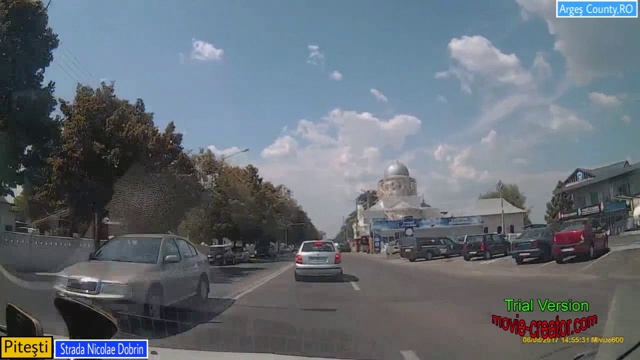 Driving in Piteşti - Pitesti sud (DN65B) - Strada Câmpului