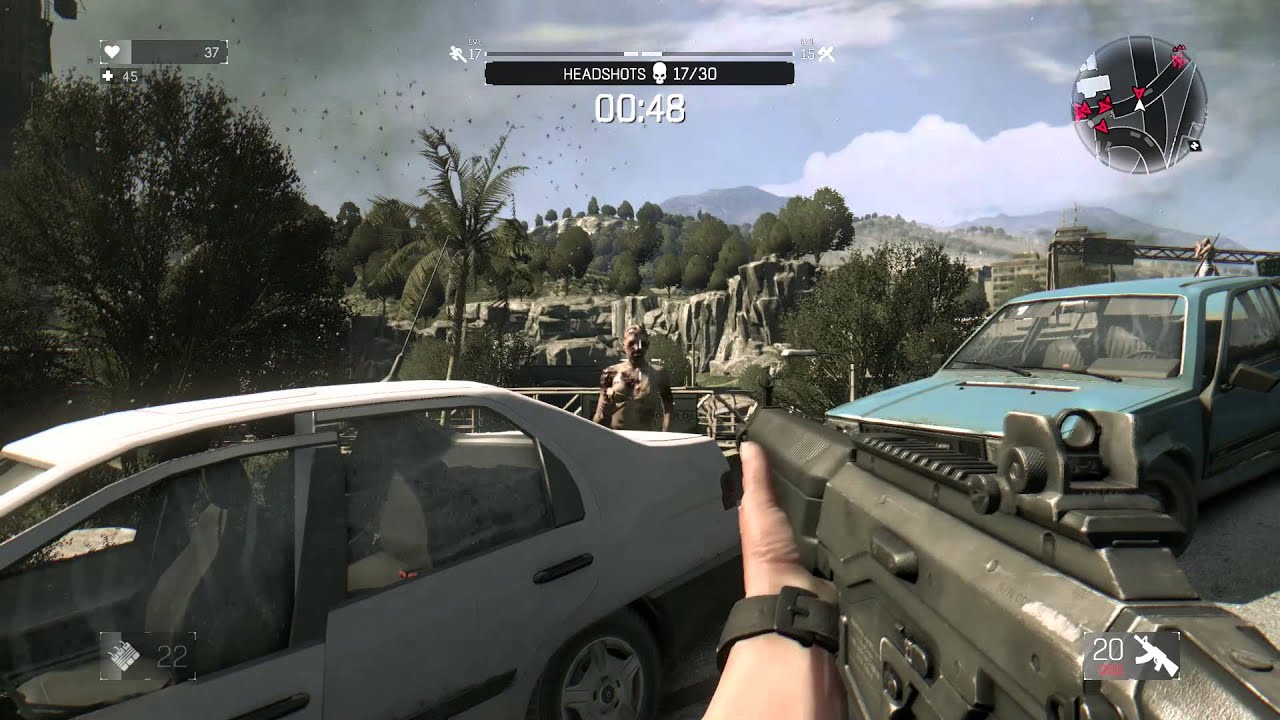 Dying Light: 30 Headshots Challenge (Solo)