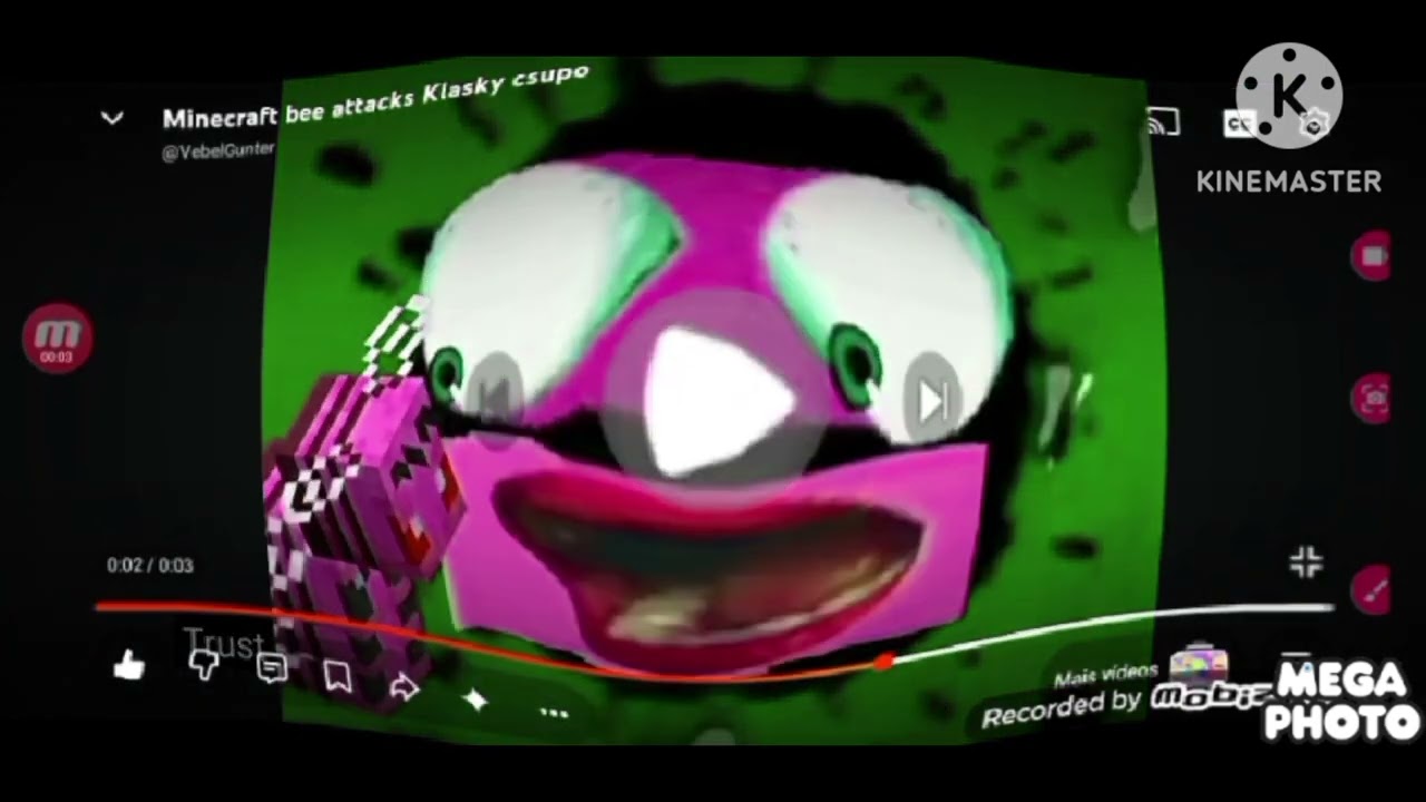 Minecraft bee attacks klasky csupo Effects version shorts