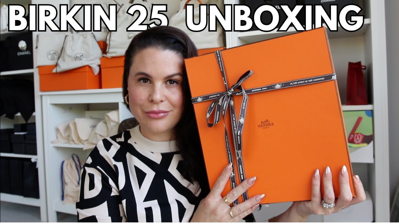 HERMES BIRKIN 25 GOLD UNBOXING |Jerusha Couture