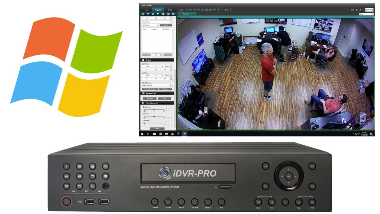 Video Surveillance Backup with Windows Security Camera Software