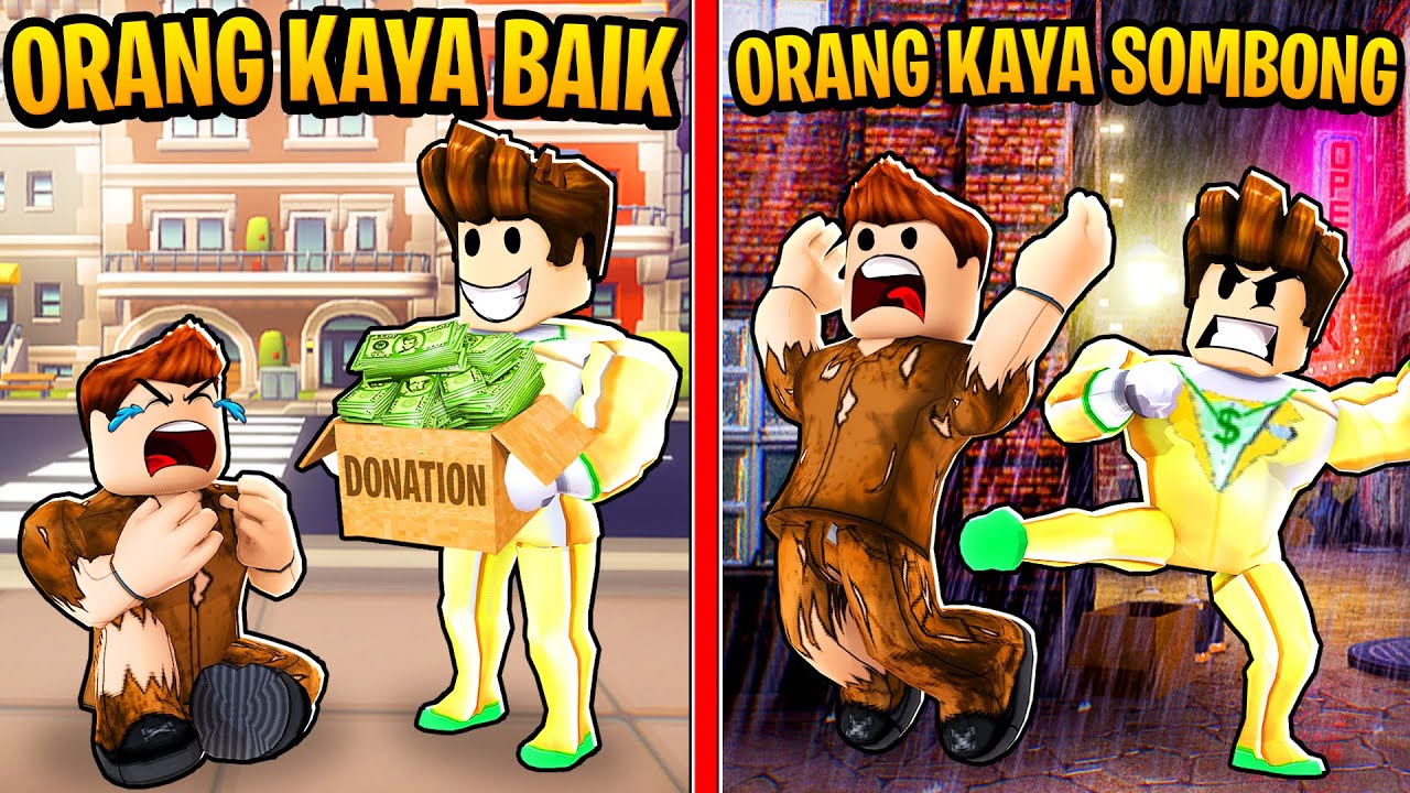 Drama Orang Kaya Baik VS Orang Kaya Sombong!!! (Roblox Malaysia)