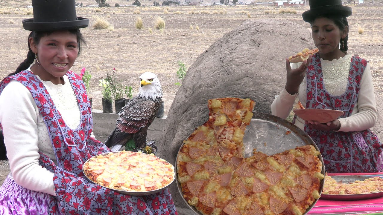 PIZZA HAWAIANA Casero al HORNO CASERO - Cholita Julia