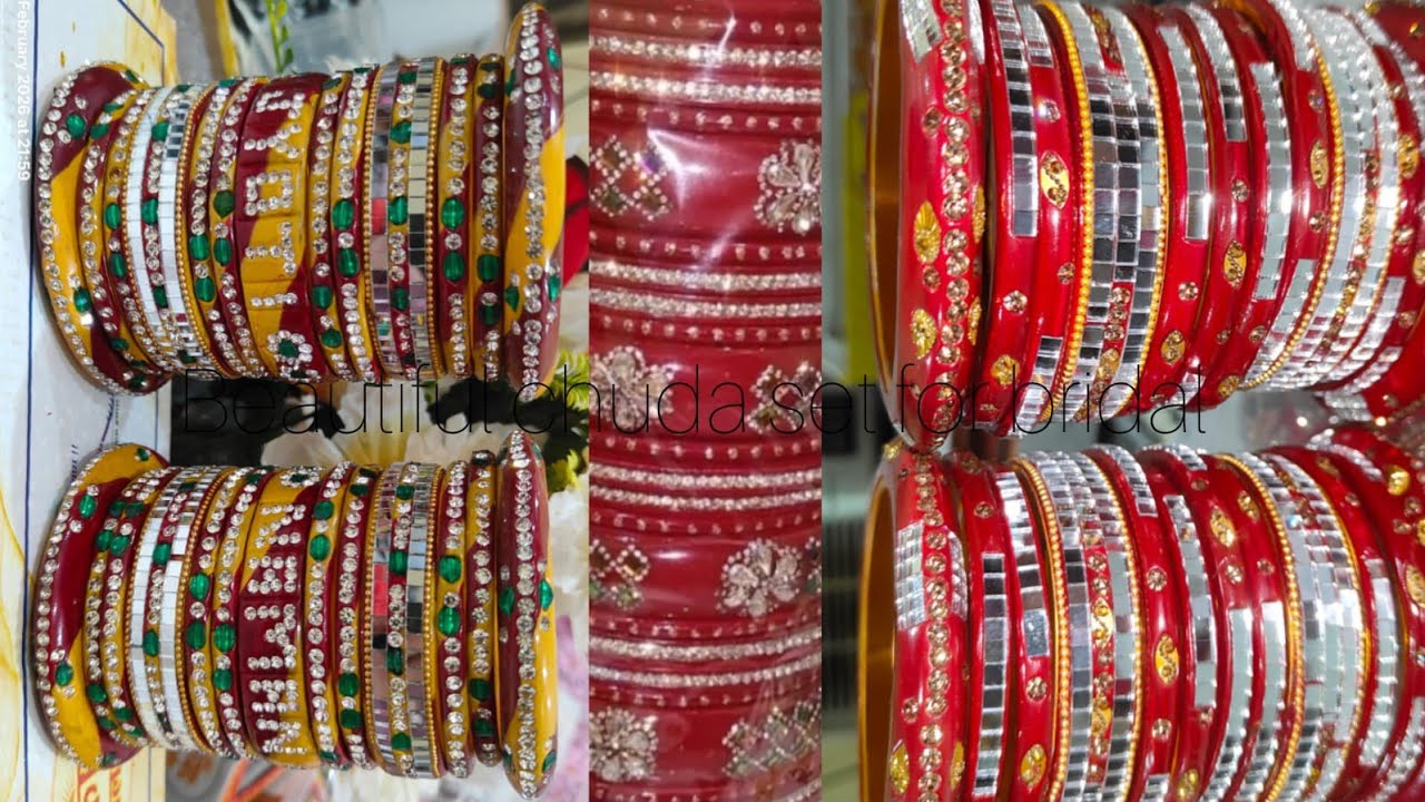 लाख चूड़ा सेट  for bridal #youtubeshorts #bangles #shortsviral #fashion #beautifulbanglesdesigns