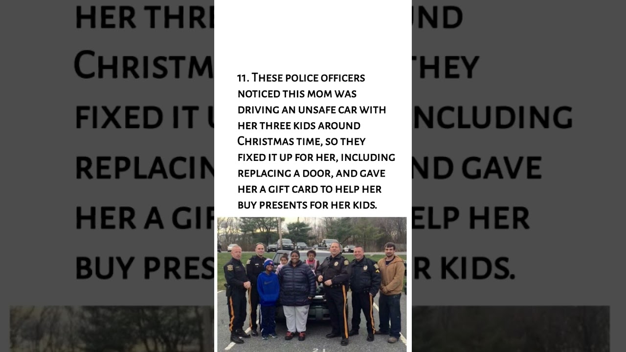 Police Pulled Her Over for an Unsafe Car&hellip; But What They Did Next Saved Christmas 🥺❤️