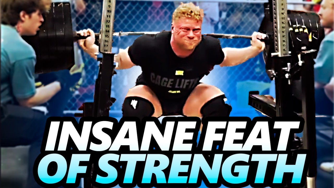 Kyle Kirvay SQUATS 272kg/600kg For 17 REPS!!!