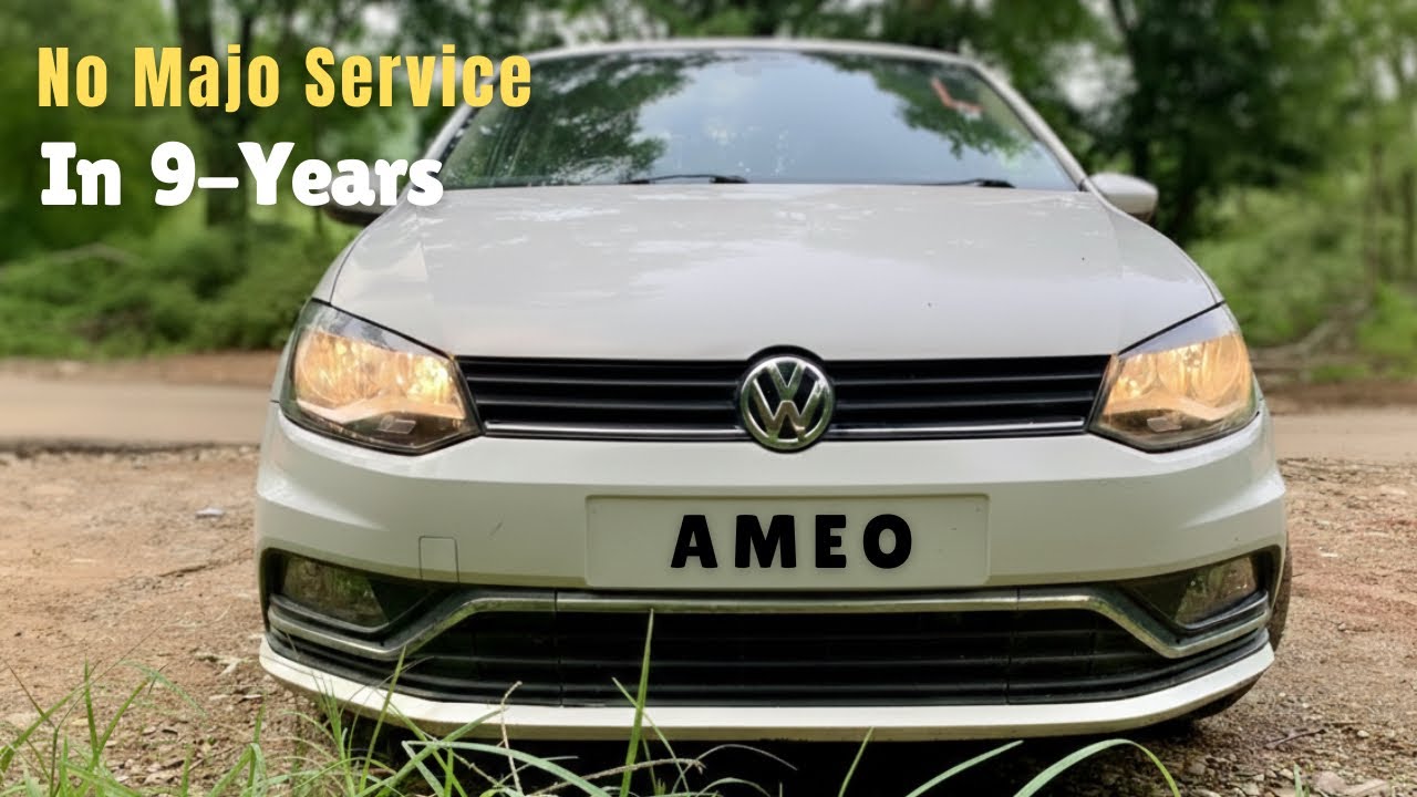 Service of VW Ameo after #9 years is Still #Cheap 