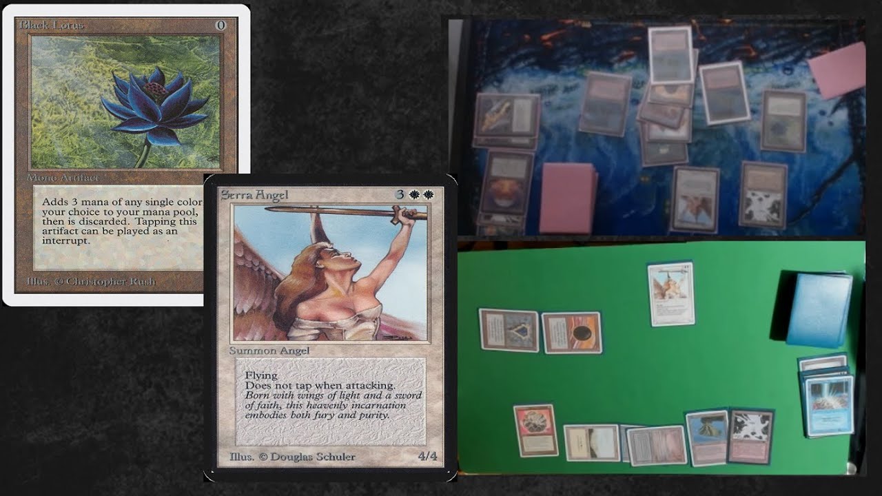93/94 Old School Magic | TURN ONE SERRA ANGEL | Atog vs The Deck |  Webcam | Best Two Out of Three