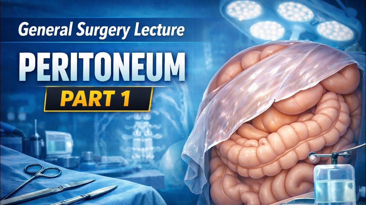 Peritoneum Explained | Types, Localized & Generalized Peritonitis | General Surgery Lecture (Part 1)