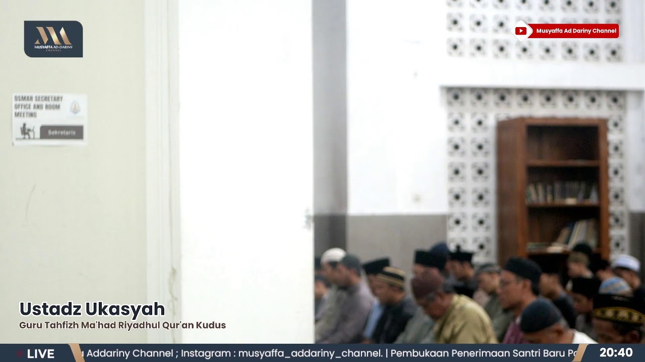 Tarawih Malam 13 Ramadan - Ust. Dr. Musyaffa', M.A. & Ust. Ukasyah | Masjid Menara Iman Kudus