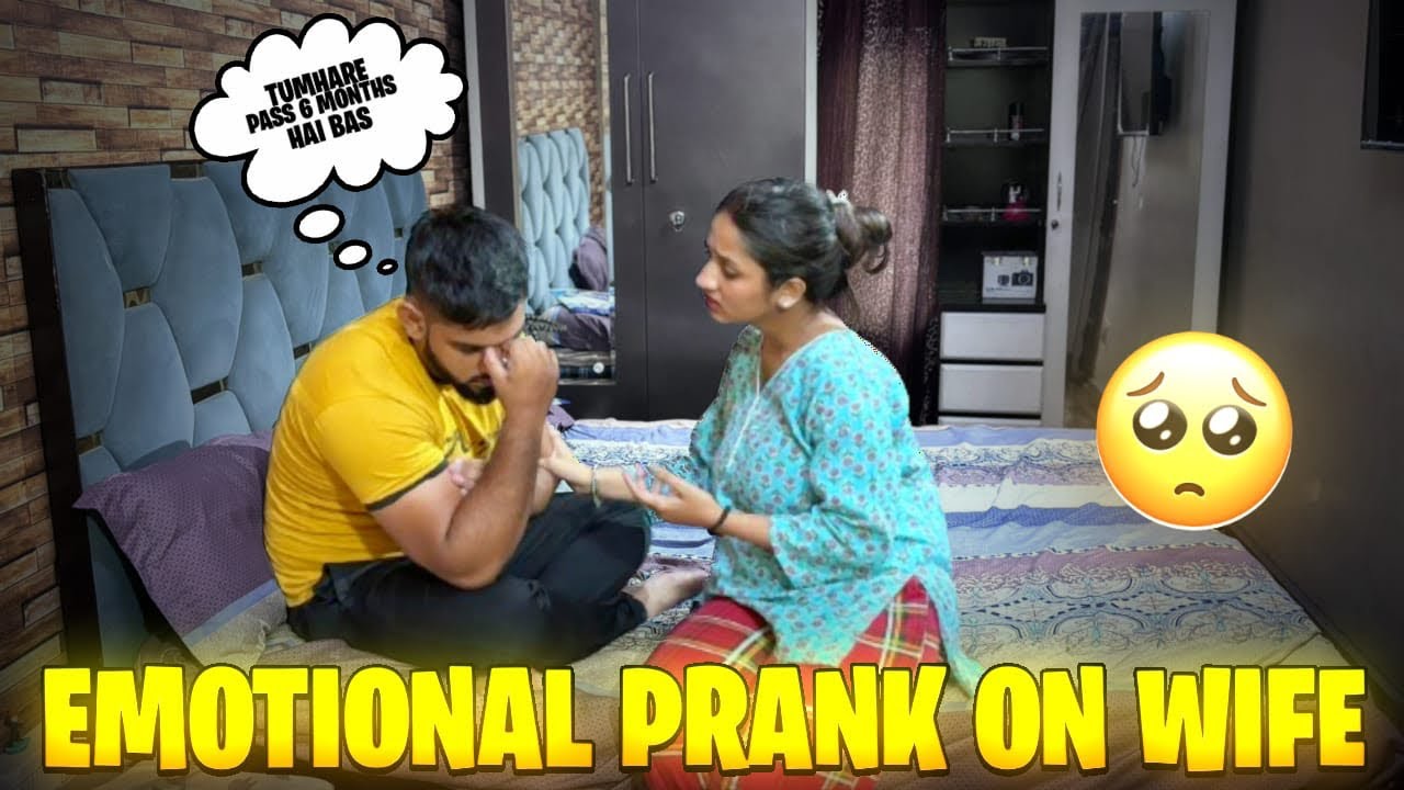 Tumhara Pass 6 Mahine Hai | Emotional Prank On Wife | MrandMrsgautam #prank #dailyvlog
