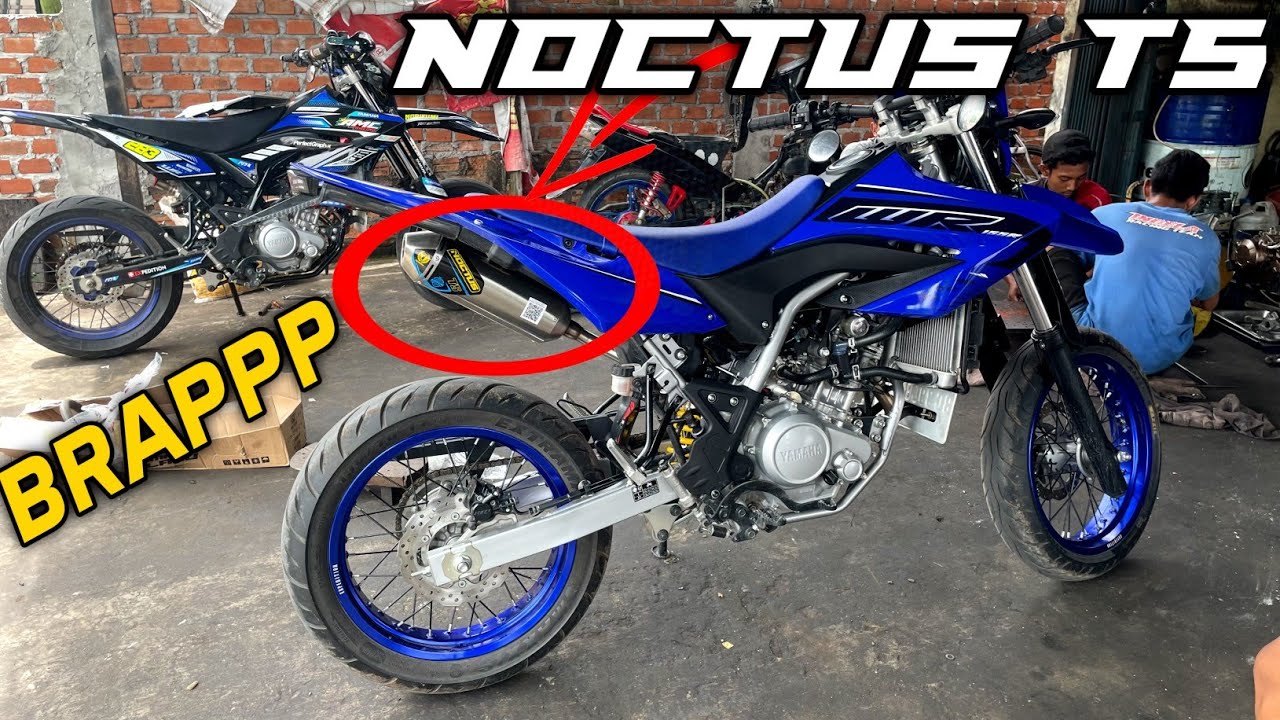PASANG KNALPOT NOCTUS T5 DI YAMAHA WR 155 2023 & CEK SOUND