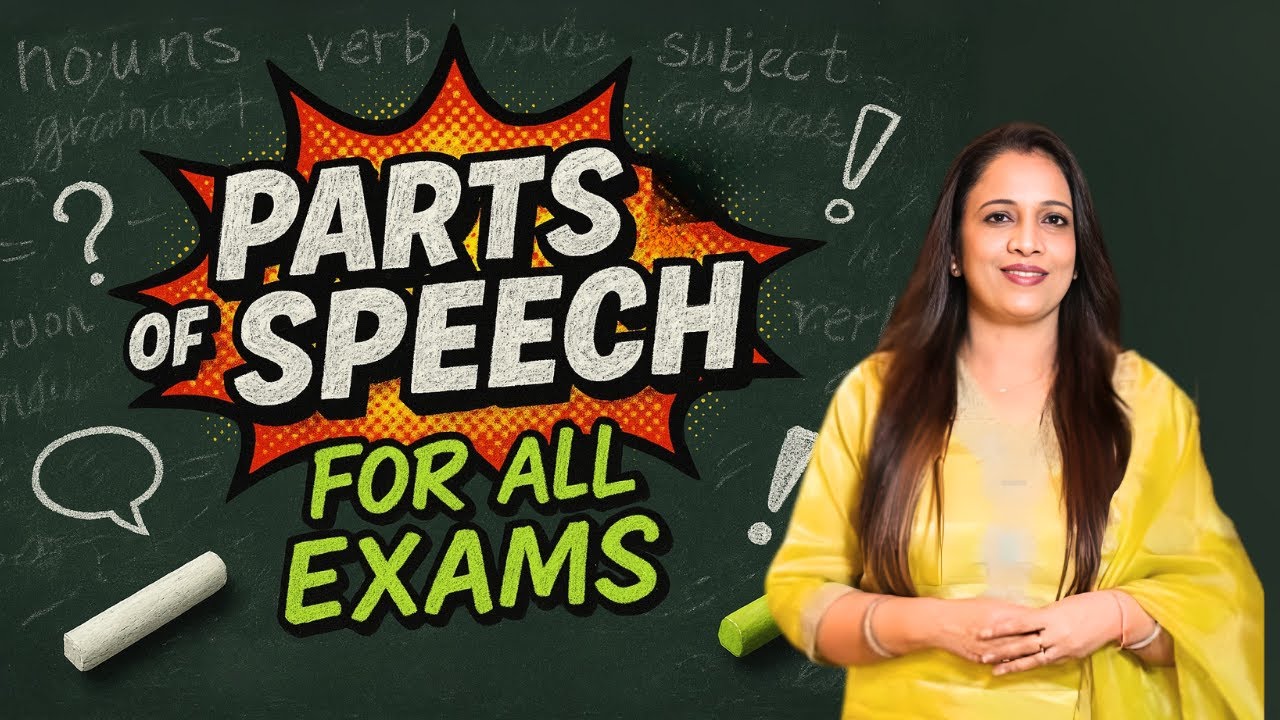 Parts of Speech Exercise for All Exams | Grammar | English With Rani Ma'am