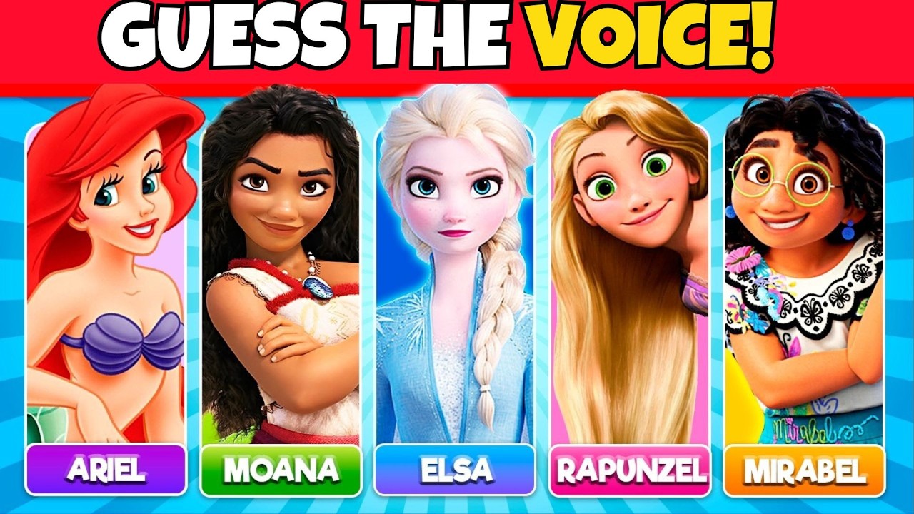 🎶 GUESS THE DISNEY VOICE 🎤WHO’S TALKING?🔊✨ Elsa ❄️ Simba 🦁 Stitch 👽 Mickey 🐭Buzz Lightyear 🚀Pumbaa 🐗