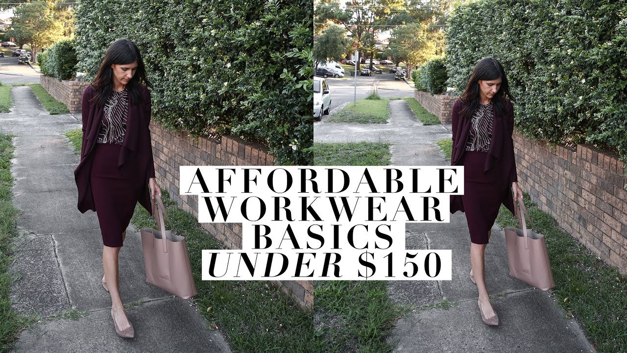 SHOPPING FOR AFFORDABLE WORKWEAR BASICS UNDER $150 - Work Wardrobe Style | Mademoiselle