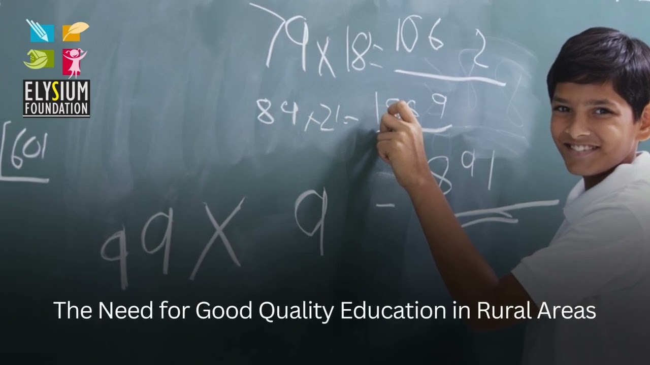 Importance of child education in rural development - Elysium Foundation