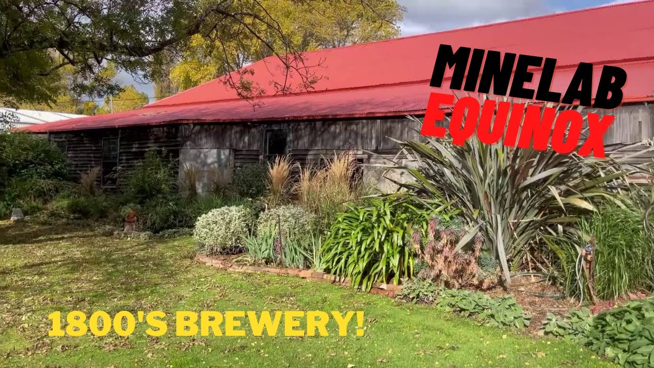 Minelab Equinox 800 - Metal Detecting an 1800s Brewery Gardens!