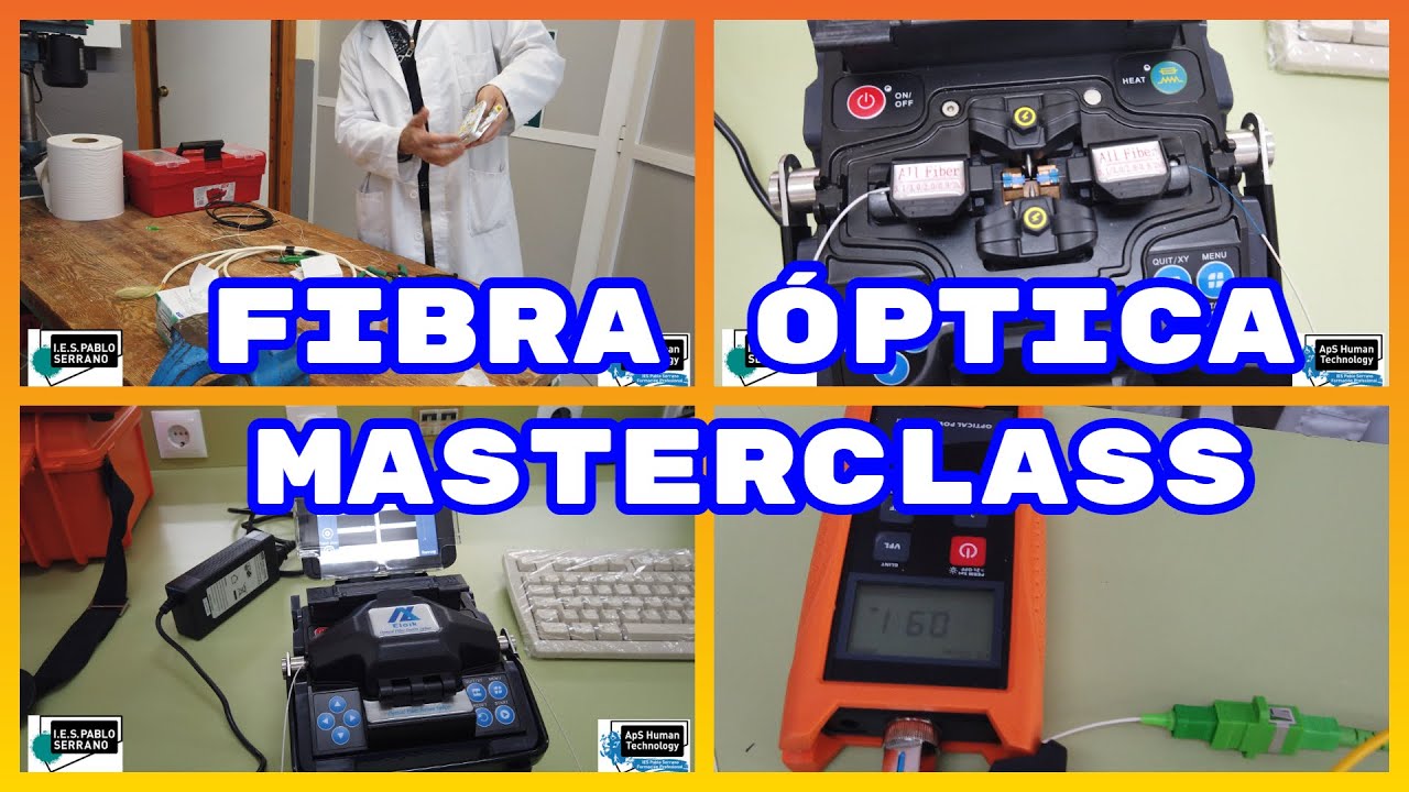 Masterclass de Fibra Óptica para alumnos de FP Básica (#4K)