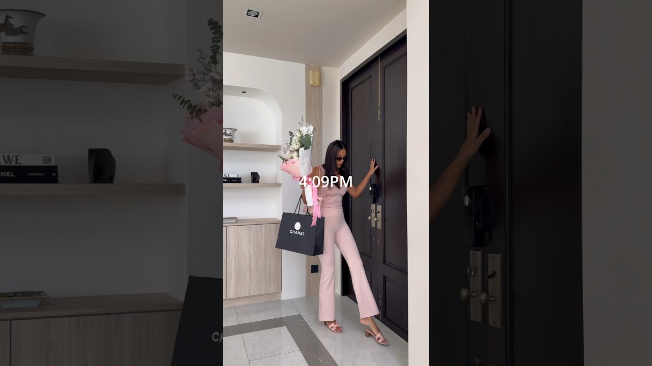 asmr pink mom evening routine 🌸💗🎀 #asmr #eveningroutine #pinkvibesonly #twinmom #thatgirl #pink