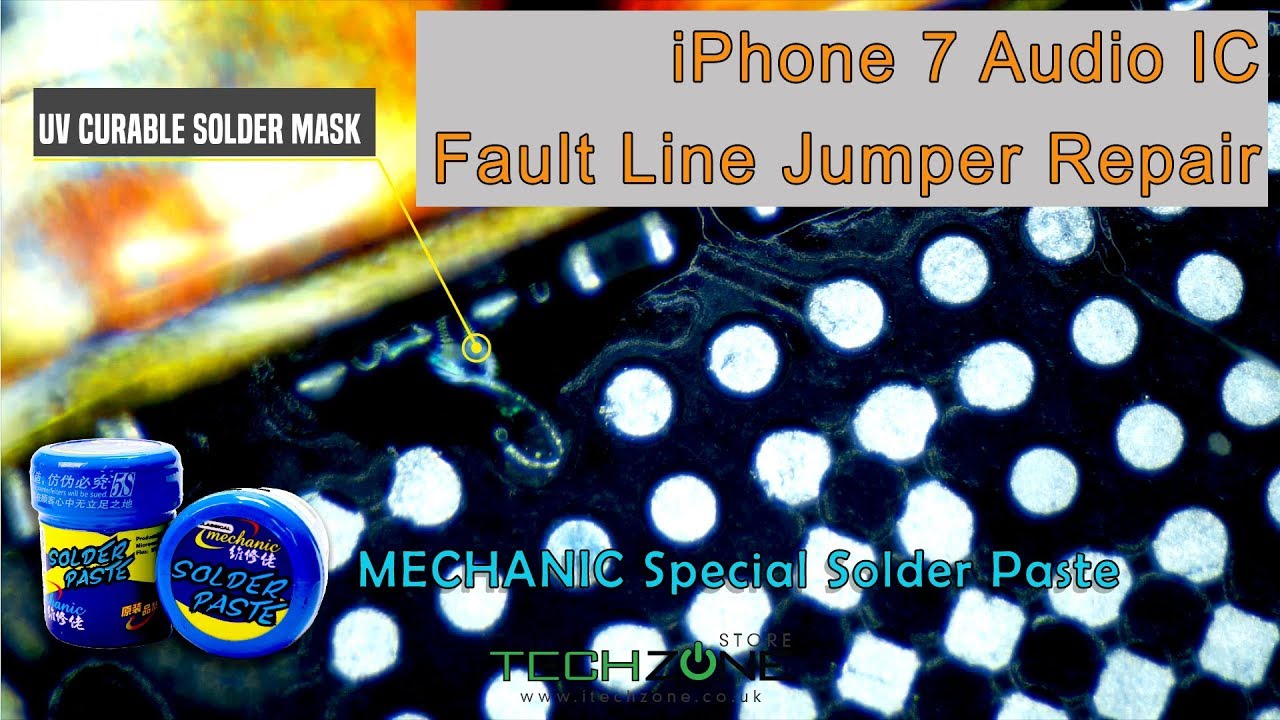 iPhone 7 / Plus Audio IC U3101 Audio IC Fault Line Jumper Repair