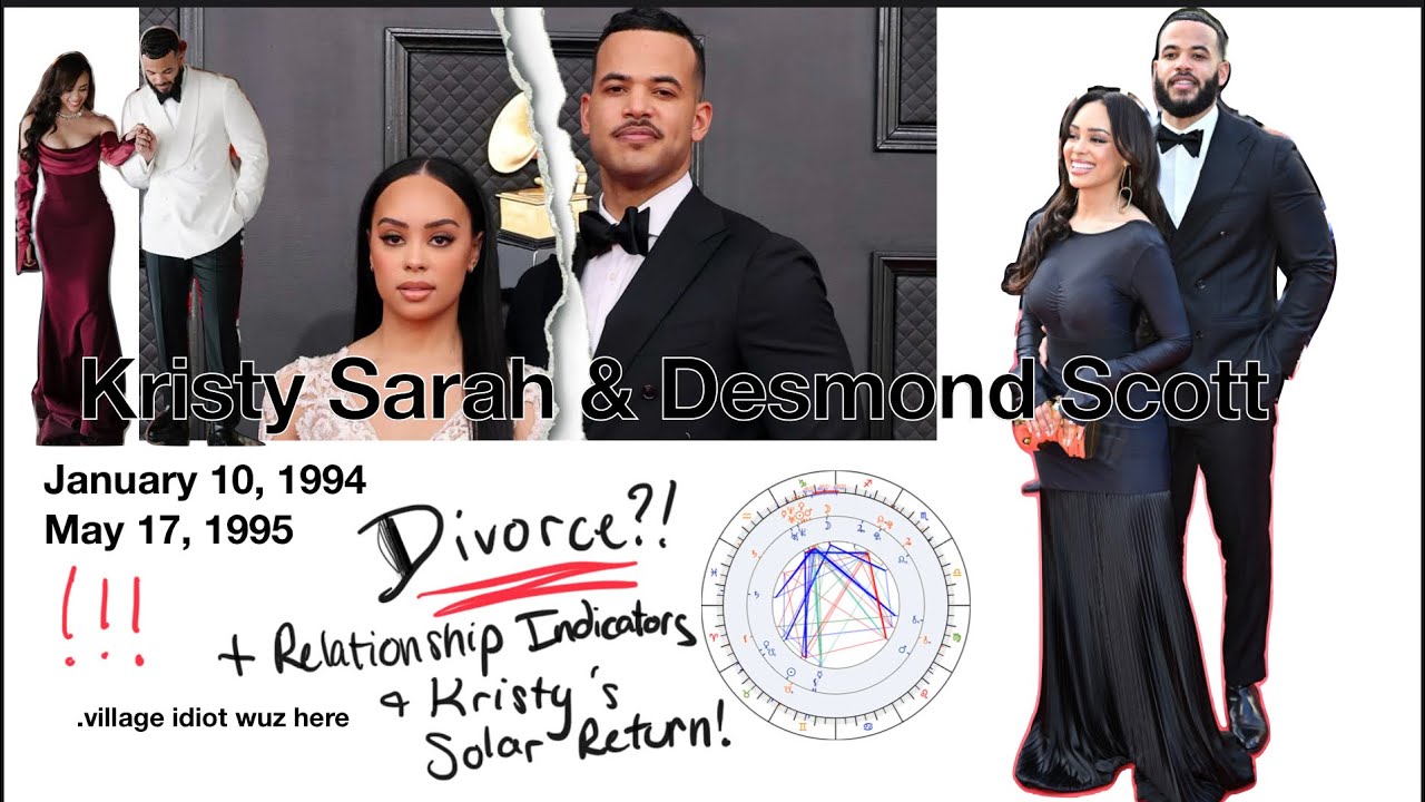 Kristy Sarah & Desmond Scott: Synastry Astrology📸 + DIVORCE?!