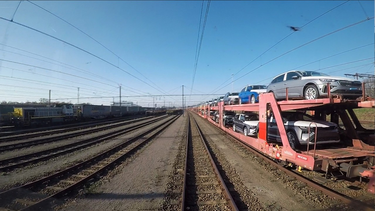 CAB RIDE Belgium werkplaats Schaarbeek - Muizen goederen - Mechelen station MS86 Sprinter