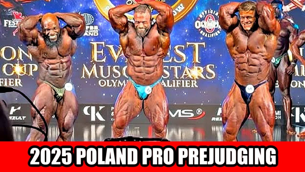 2025 Poland Pro Pre-судейство Open Bodybuilding
