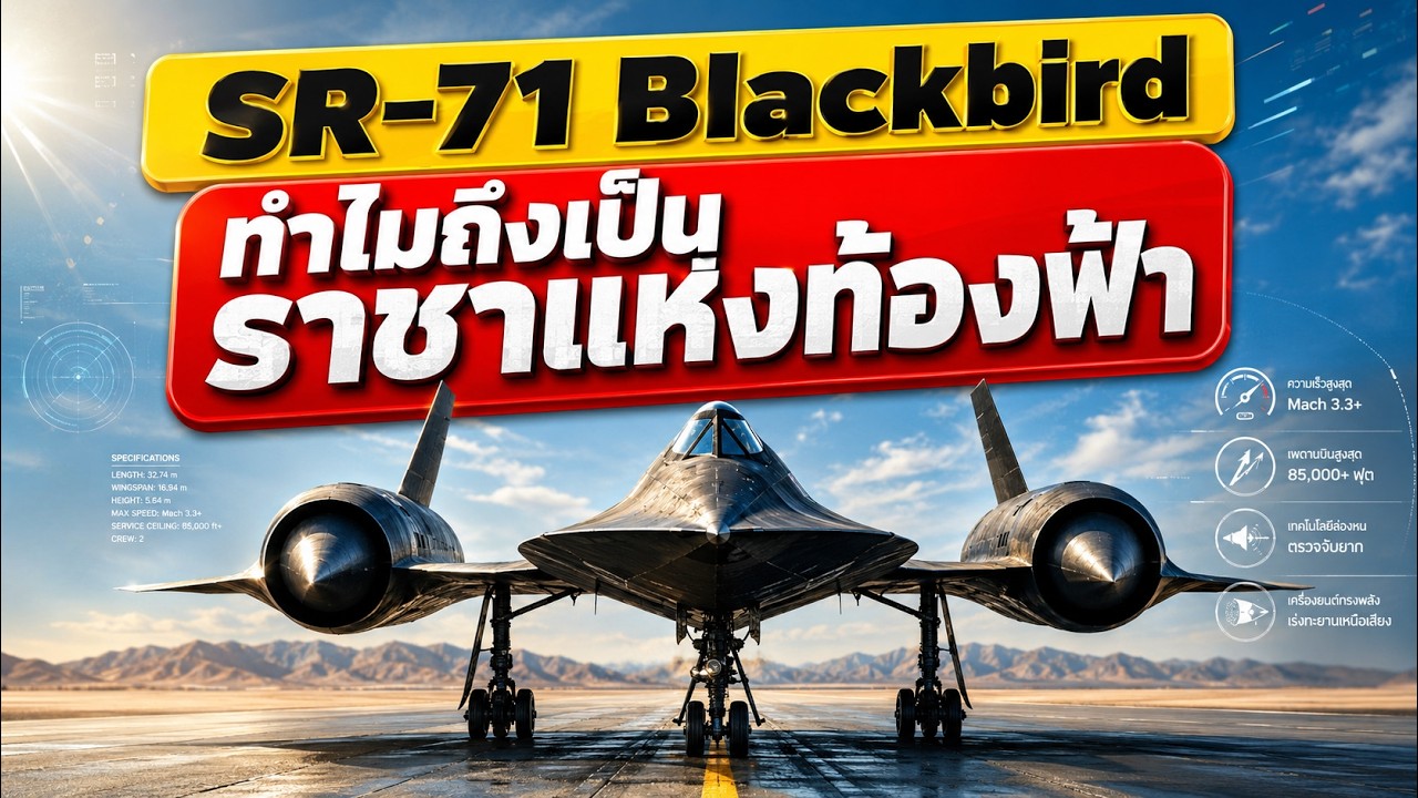 SR-71 Blackbird ทำไมถึงเป็น 