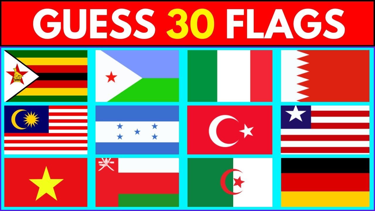 Guess the Flags Quiz | Guess All the Flags of the World | Country Flag Quiz Challenge