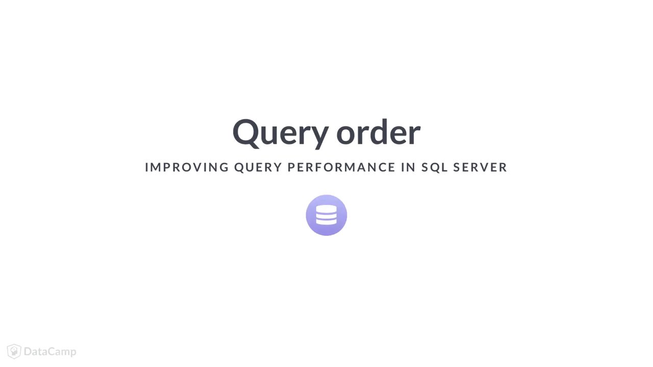 SQL Tutorial: Query order
