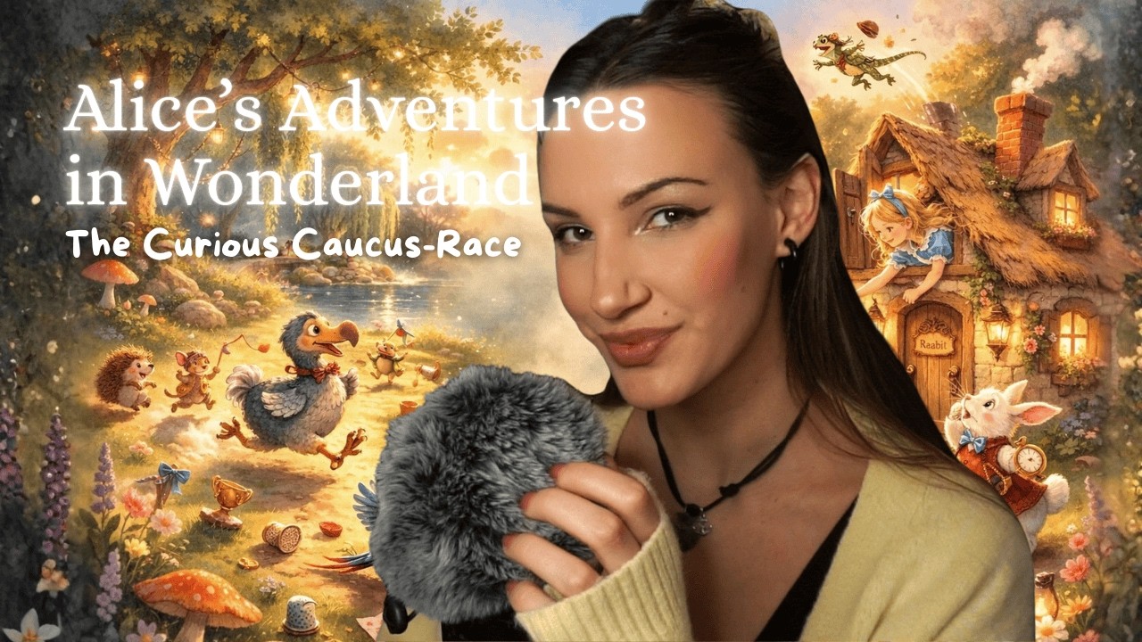 Into The White Rabbit's House 🏠 Alice in Wonderland | Ch 3-4 ASMR Soft Spoken Reading