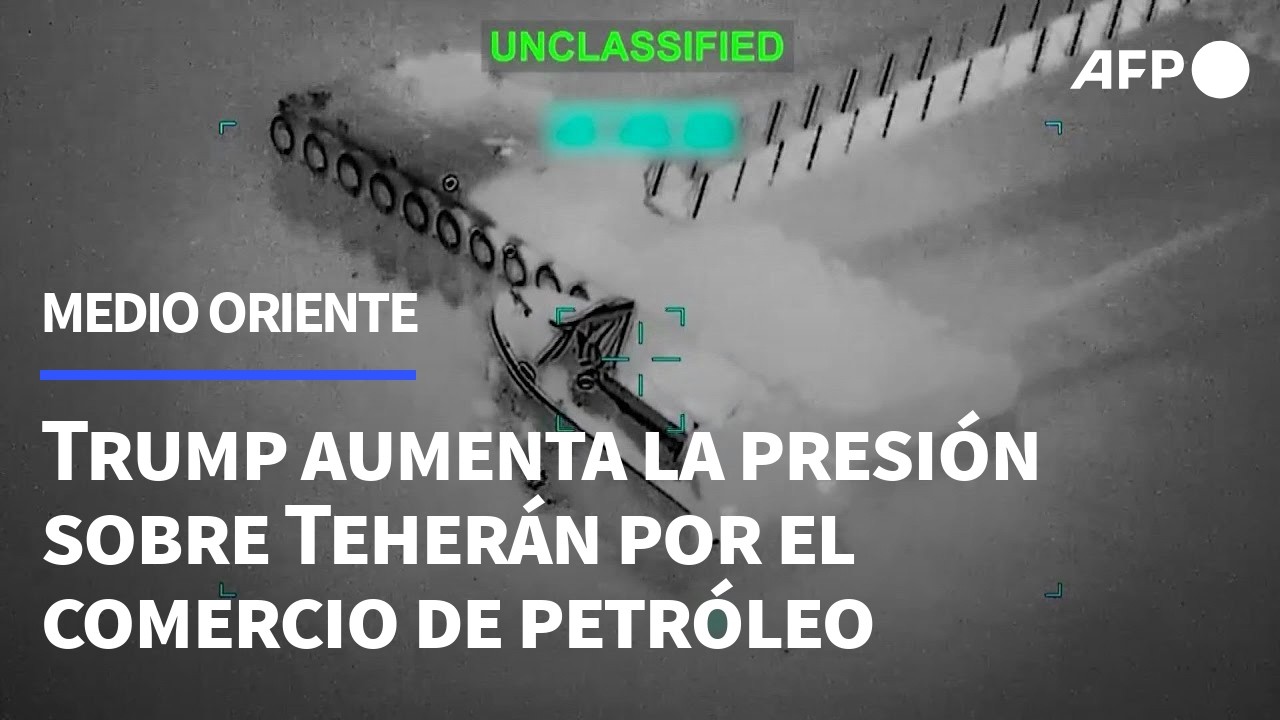 Trump redobla amenazas a Teherán, que busca paralizar el comercio de petróleo | AFP