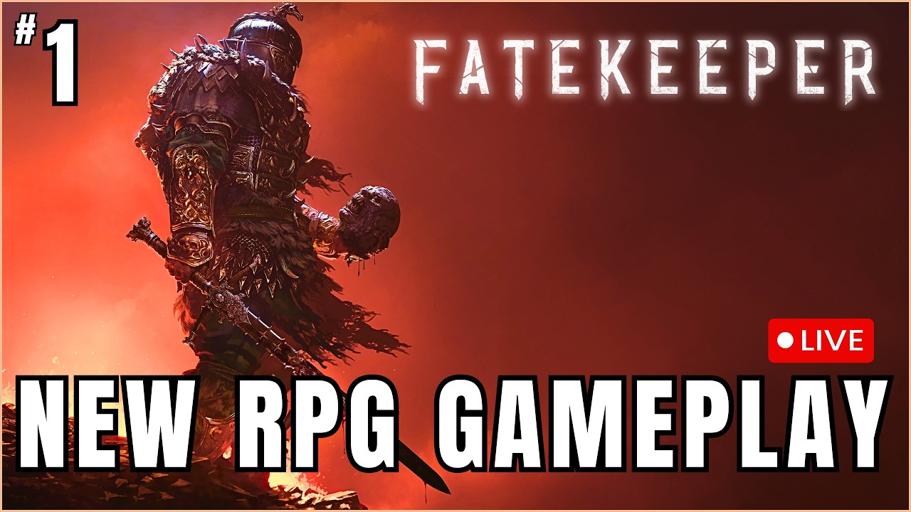 🔴 LIVE - All New RPG FATEKEEPER By THQ Nordic Looks Incredible!