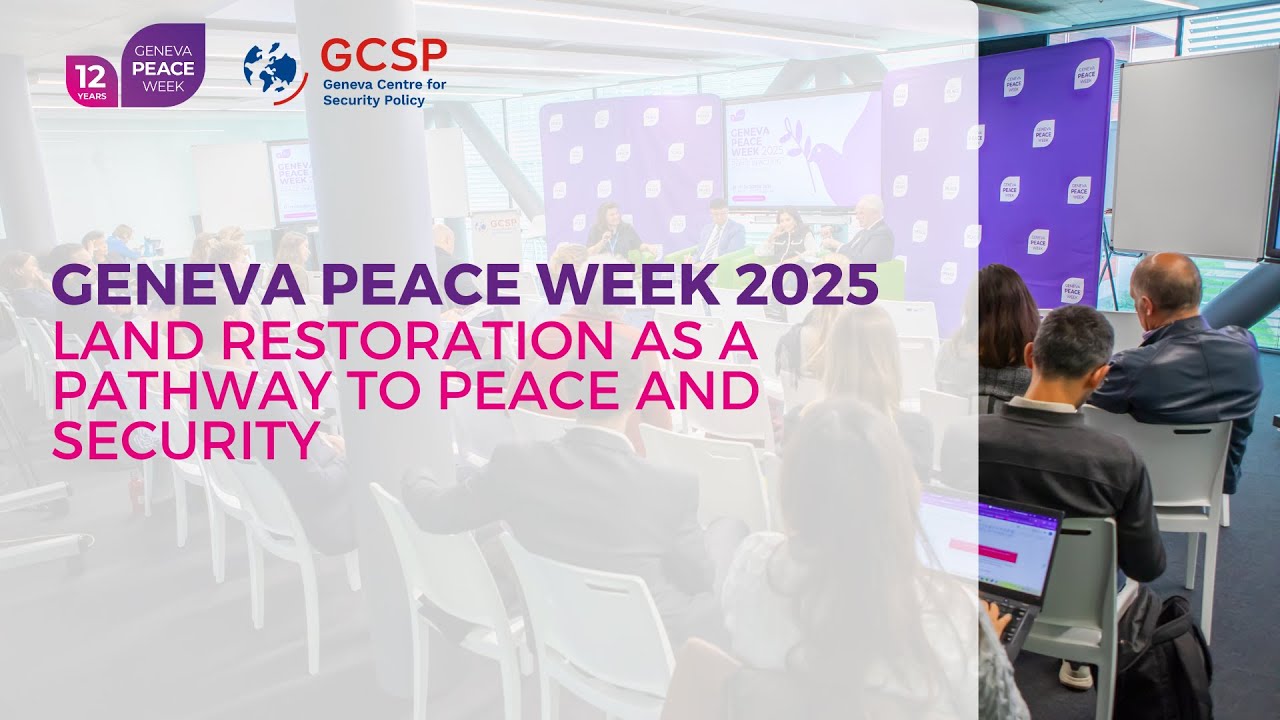 GPW 2025: Land restoration as a pathway to peace and security