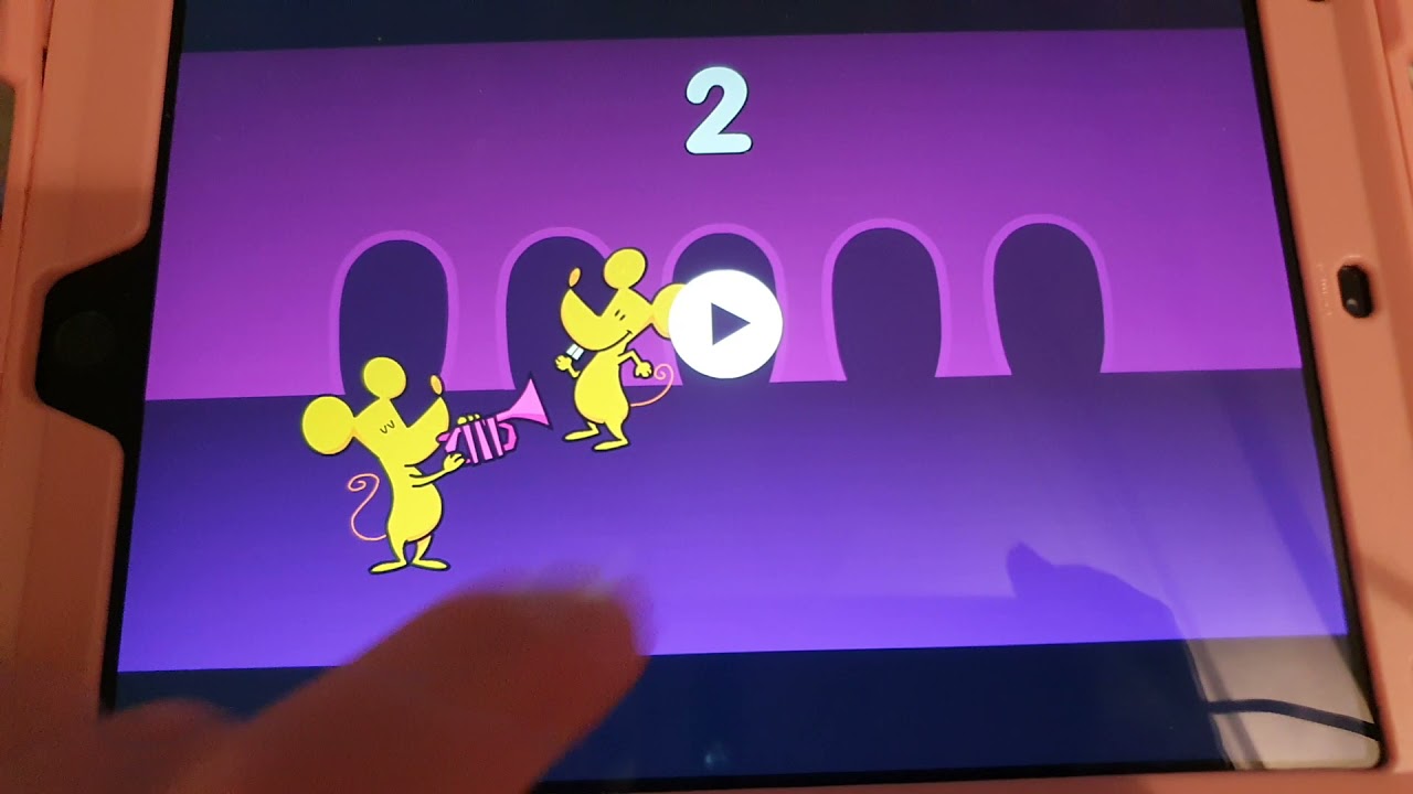 5 little mice song on ipad.