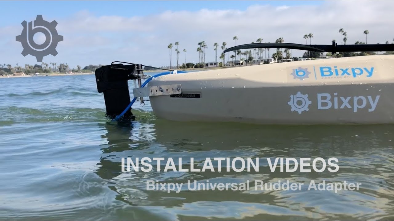 Bixpy J-1 Installations - Universal Rudder WillFit™ Adapter