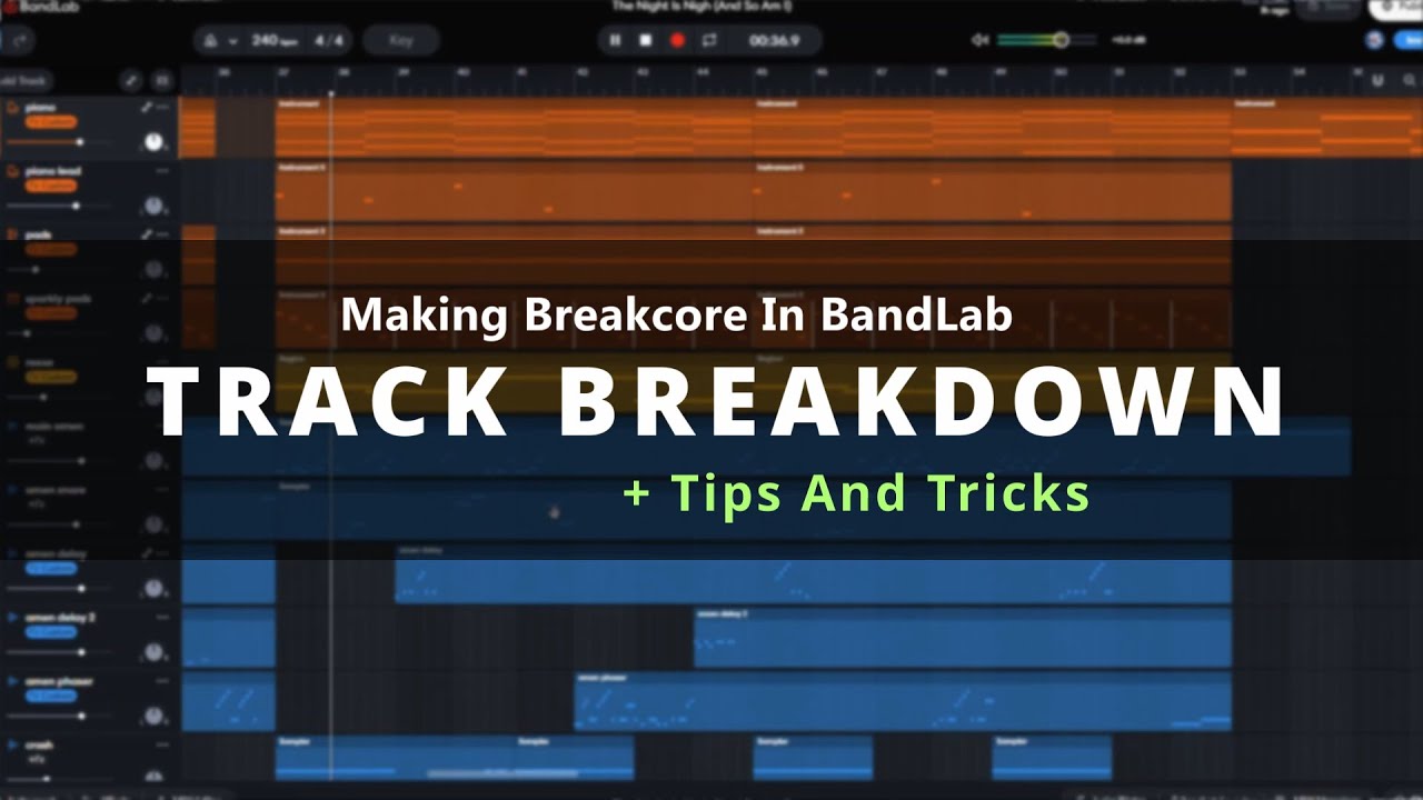Breakcore in BandLab Project Breakdown With Tips & Tricks