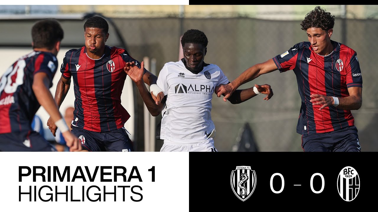 [Primavera 1 - Highlights] Cesena - Bologna: 0-0