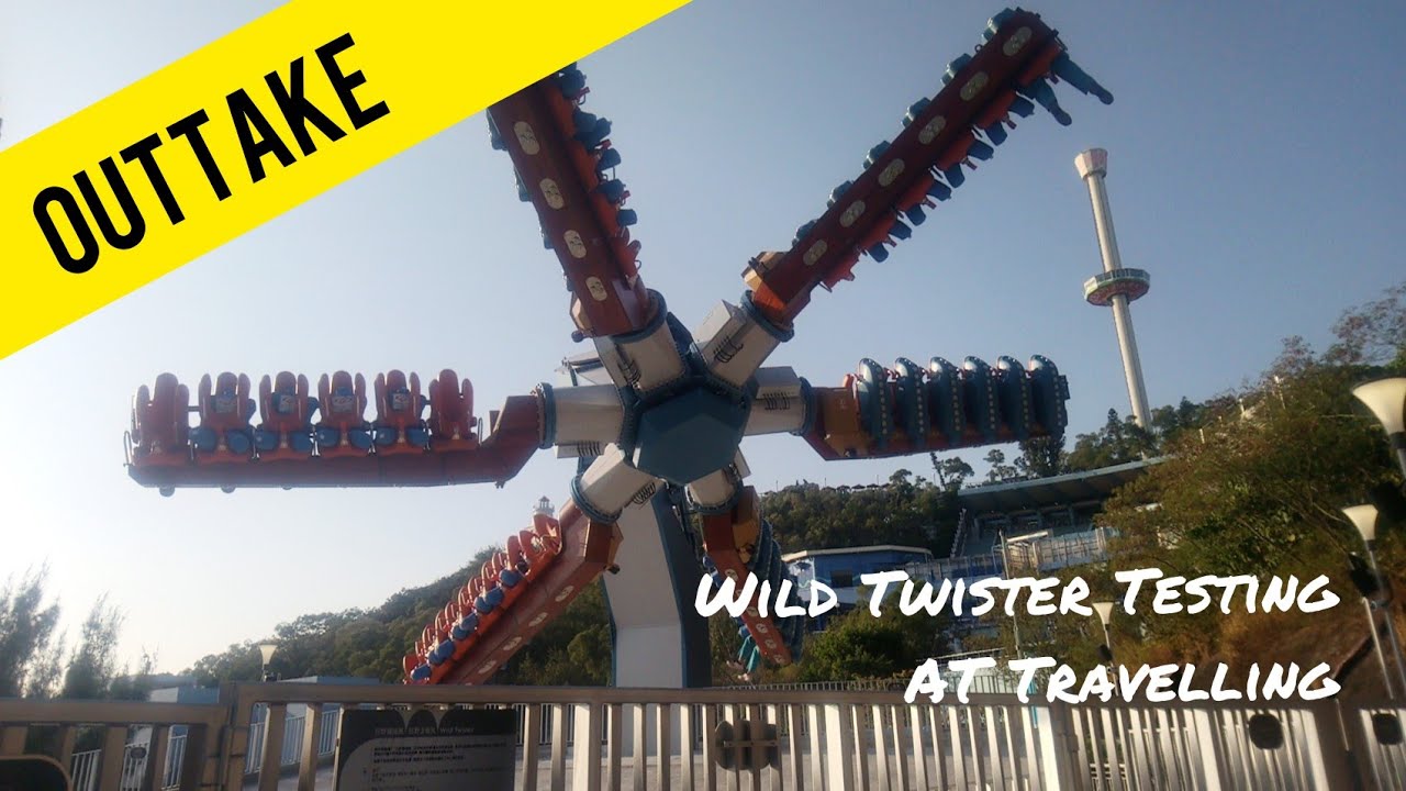 Outtake - Staff having fun with the Wild Twister | Ocean Park Hong Kong || 工作人員玩埋一份! - 香港海洋公園