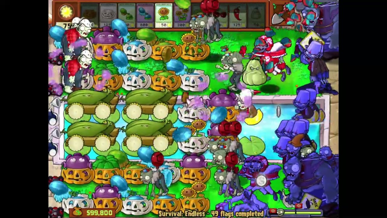 Plants vs  Zombies/Endless/flag47-54