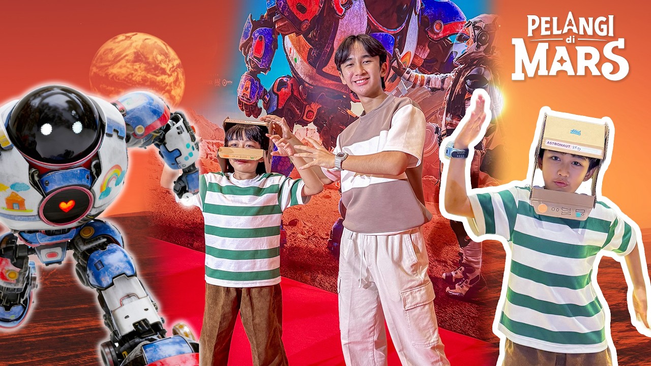 Keseruan Ziyan Nonton Film Pelangi di Mars