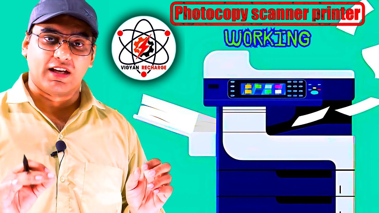 How photocopy machine and Laser printers works?