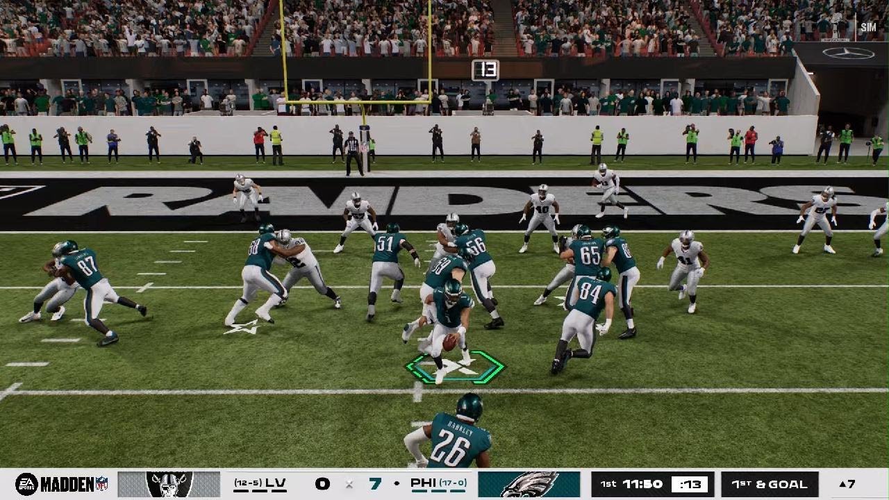 Eagles V Raiders 2 ,Super Bowl 61 Part one