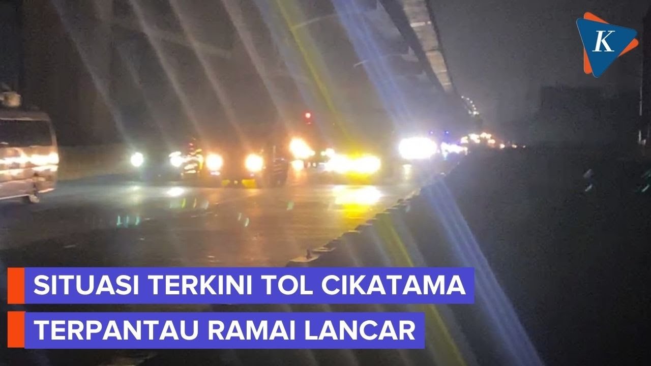 Info Mudik 2026: Situasi Terkini Tol Cikatama Terpantau Ramai Lancar Seminggu Jelang Lebaran