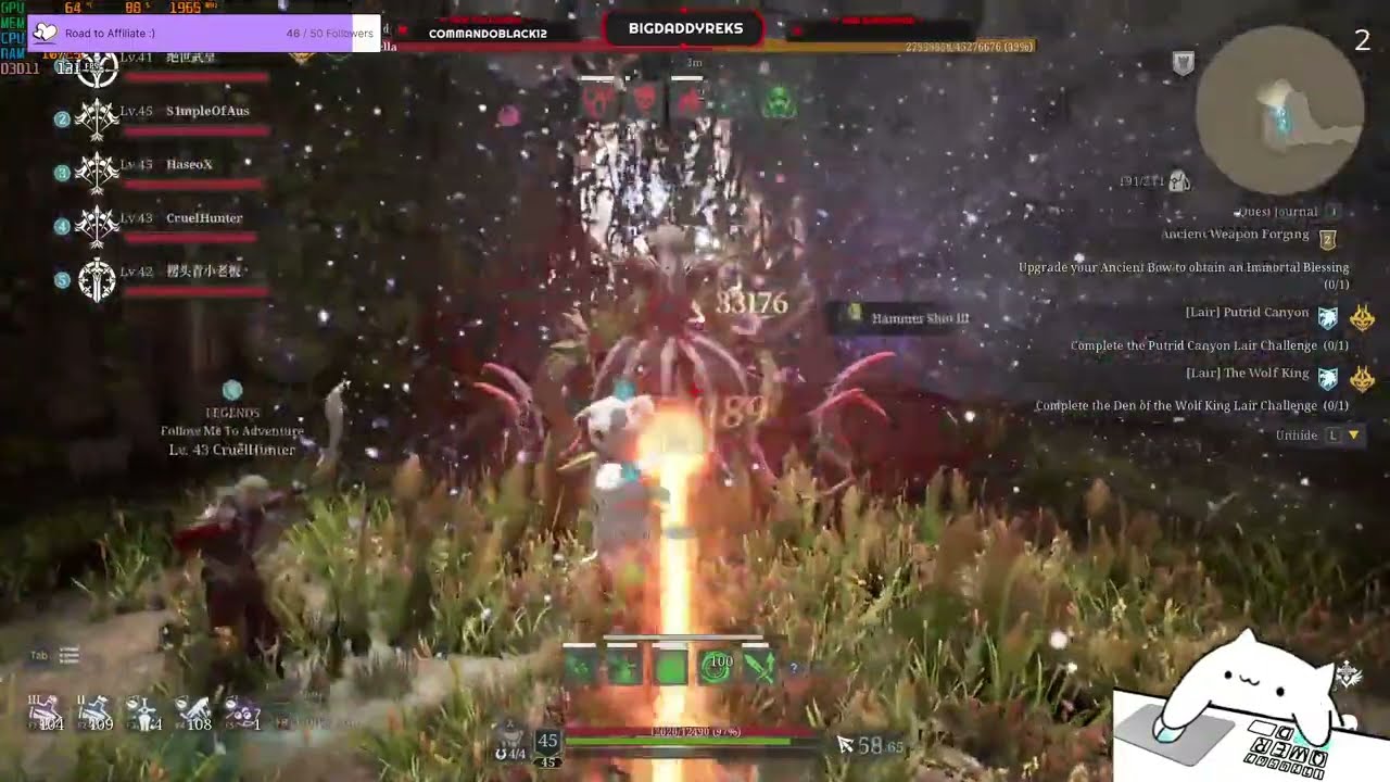 Bless unleashed First time 2.1M TV per crit (debuff+3stack flashbang)