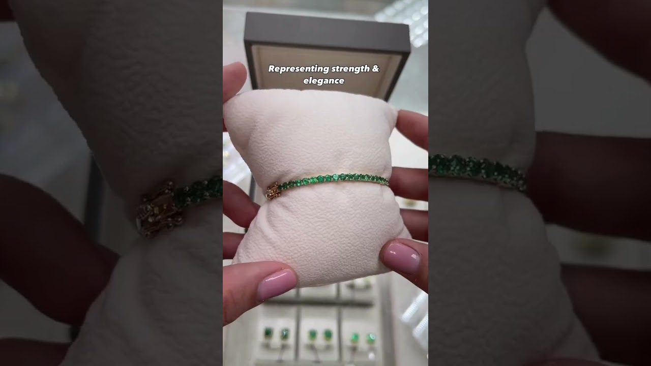 He Gifted Her a Custom 2.40CT Emerald Gold Bangle 💚 2025&rsquo;s Most Romantic Jewelry bracelet gift ideas
