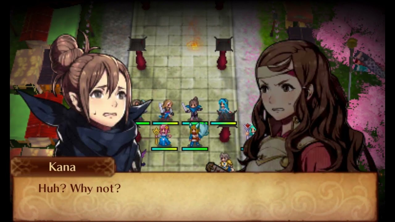 Fire Emblem Fates - Kana & Hana conversation - Hoshidan Festival of Bonds DLC