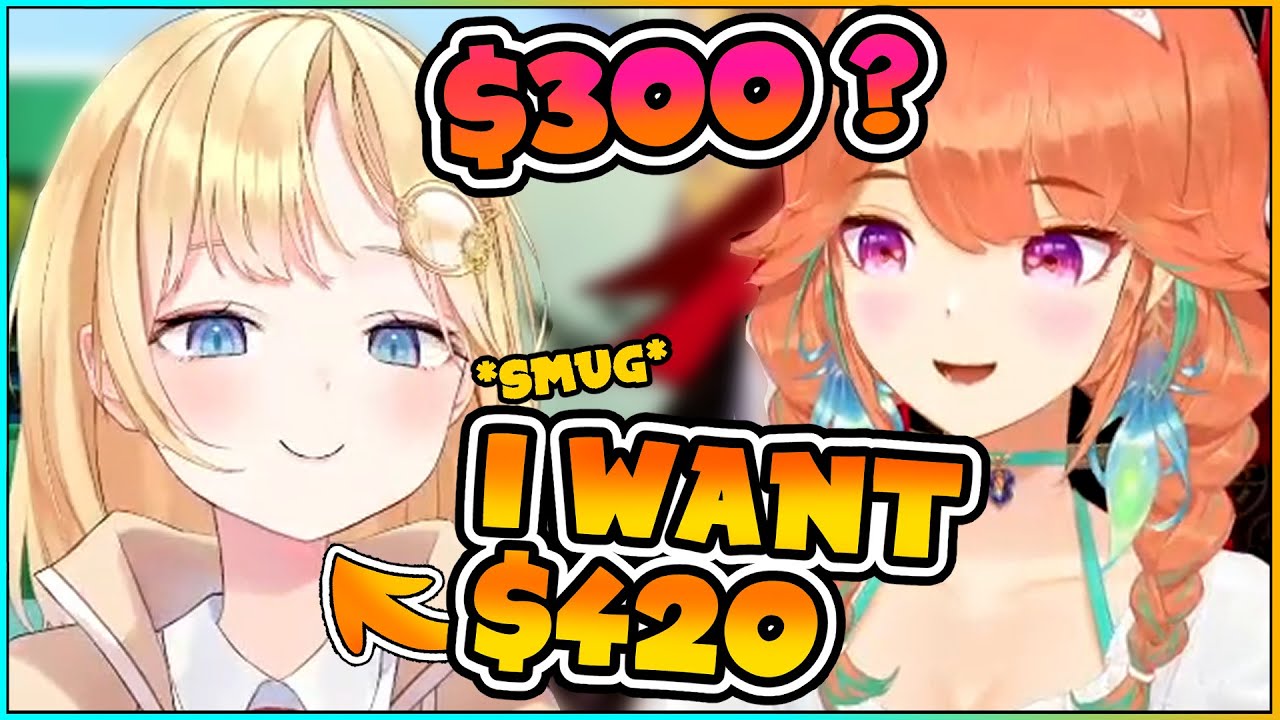 Ame's haggling skill is too much for Kiara.