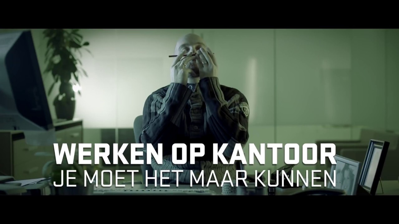 Werken op kantoor, je moet het maar kunnen...